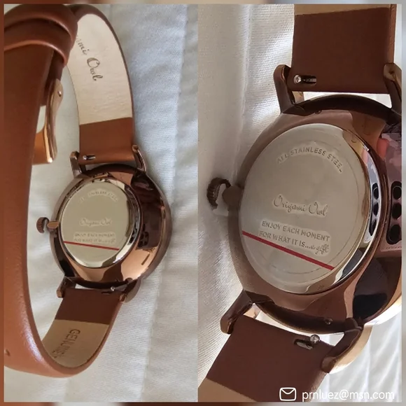 Origami Owl Chocolate Signature Locket Watch w/Swarovski  display picture 2